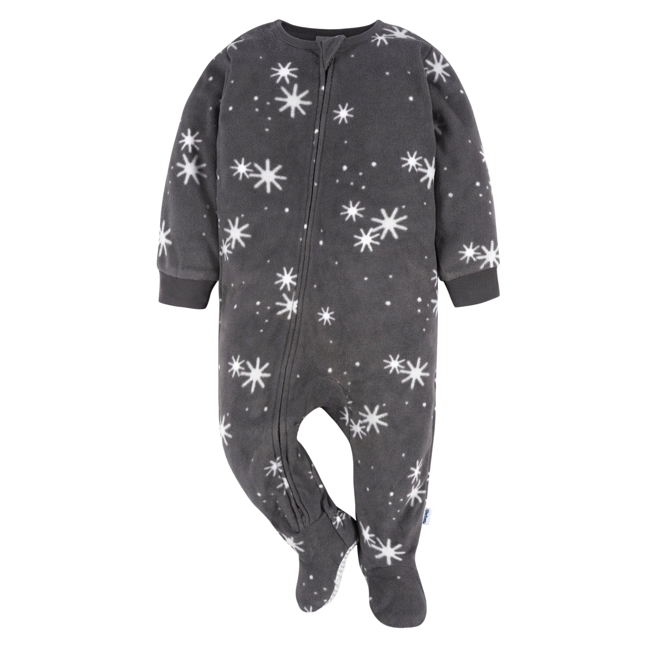 2-Pack Baby & Toddler Neutral Grey Penguins Fleece Pajamas