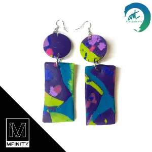 90s Windbreakers Clay earrings