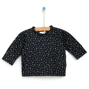 Antebies Newborn Sky Organic Sweatshirt - Navy Blue