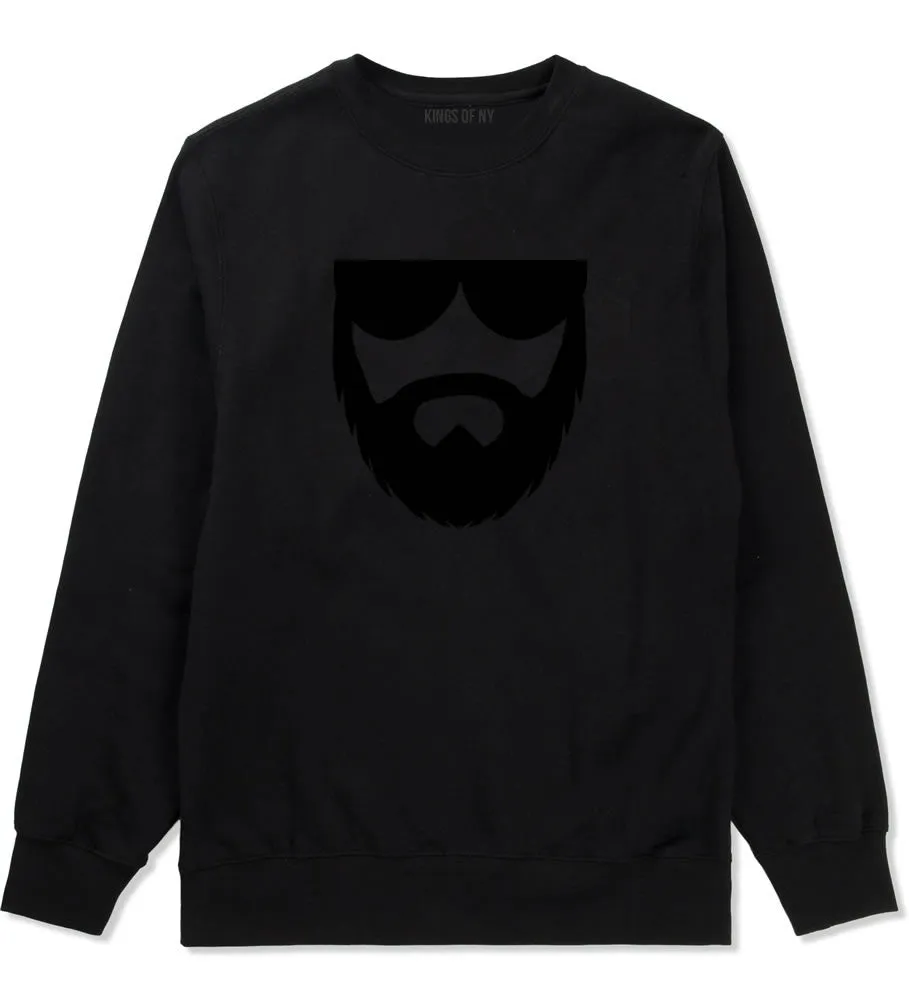 Beard With Glasses Crewneck Sweatshirt