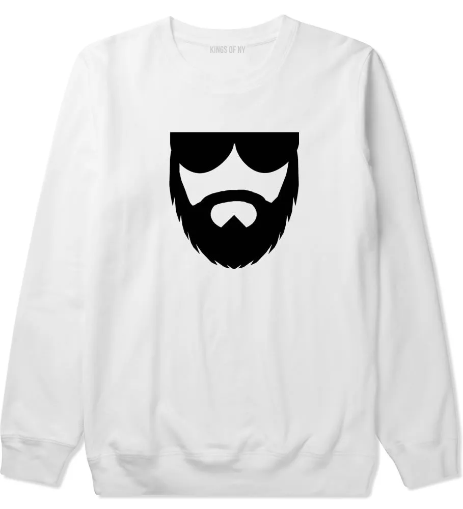 Beard With Glasses Crewneck Sweatshirt