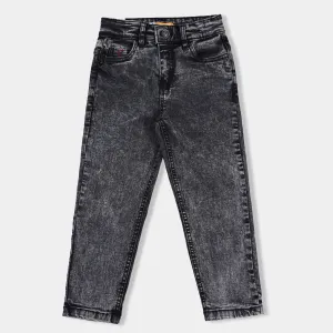 Boys Denim Stretch Pant Details Barack-BLACK