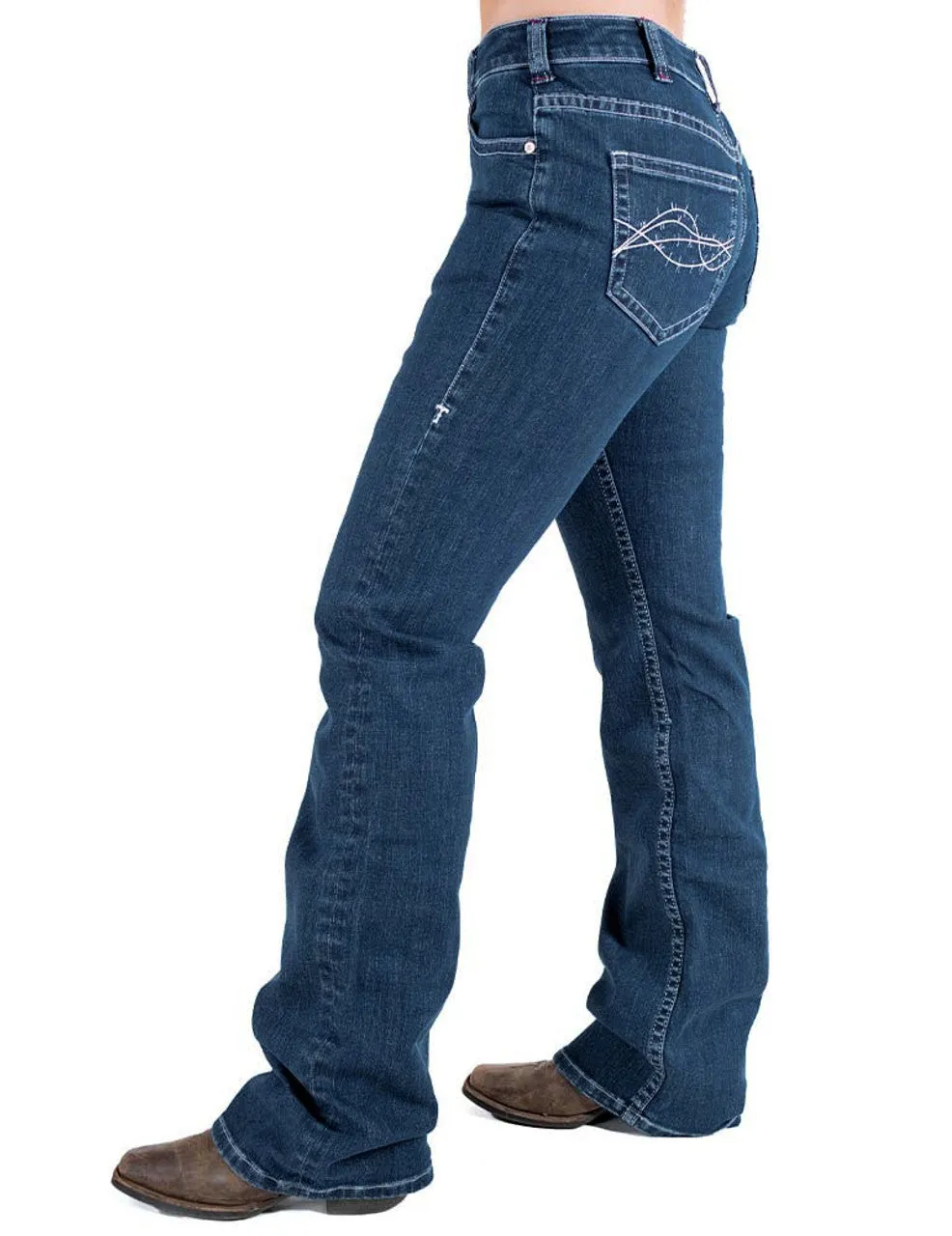 Cowgirl Tuff Ladies Jeans - Natural Waist - Freedom