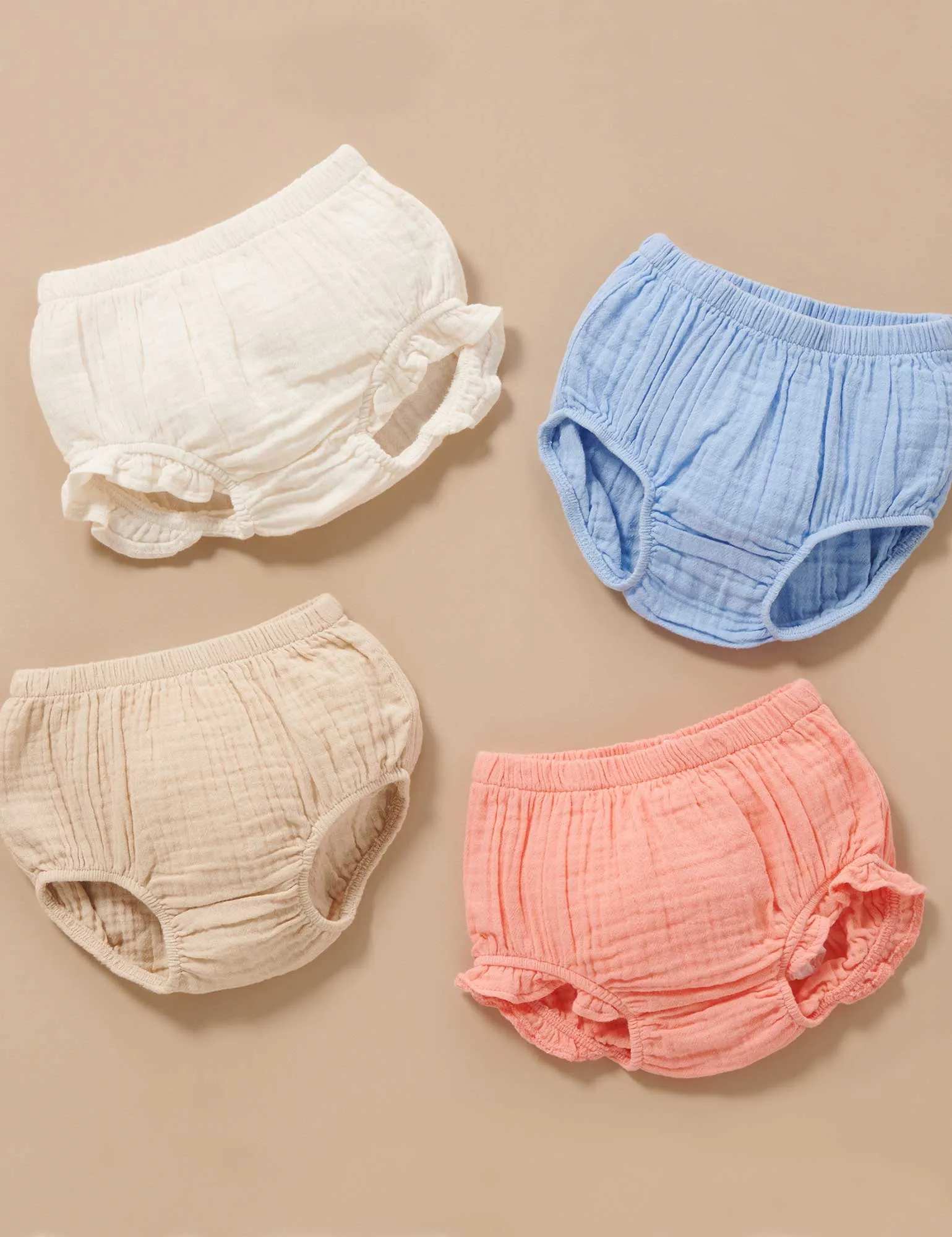 Crinkle Ruffle Bloomers