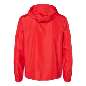 Lightweight windbreaker with all-over zip, Red Independent Trading Co., red