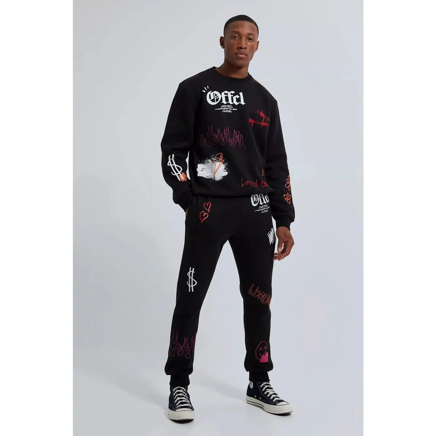 Official Graffiti Black Sweatshirt