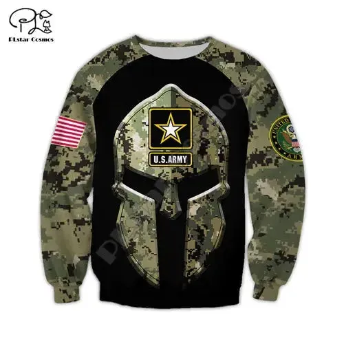 PLstar Cosmos Newest US Military Army Suit Soldier Camo Pullover NewFashion Tracksuit 3DPrint Zip/Hoodies/Sweatshirts/Jacket A-3