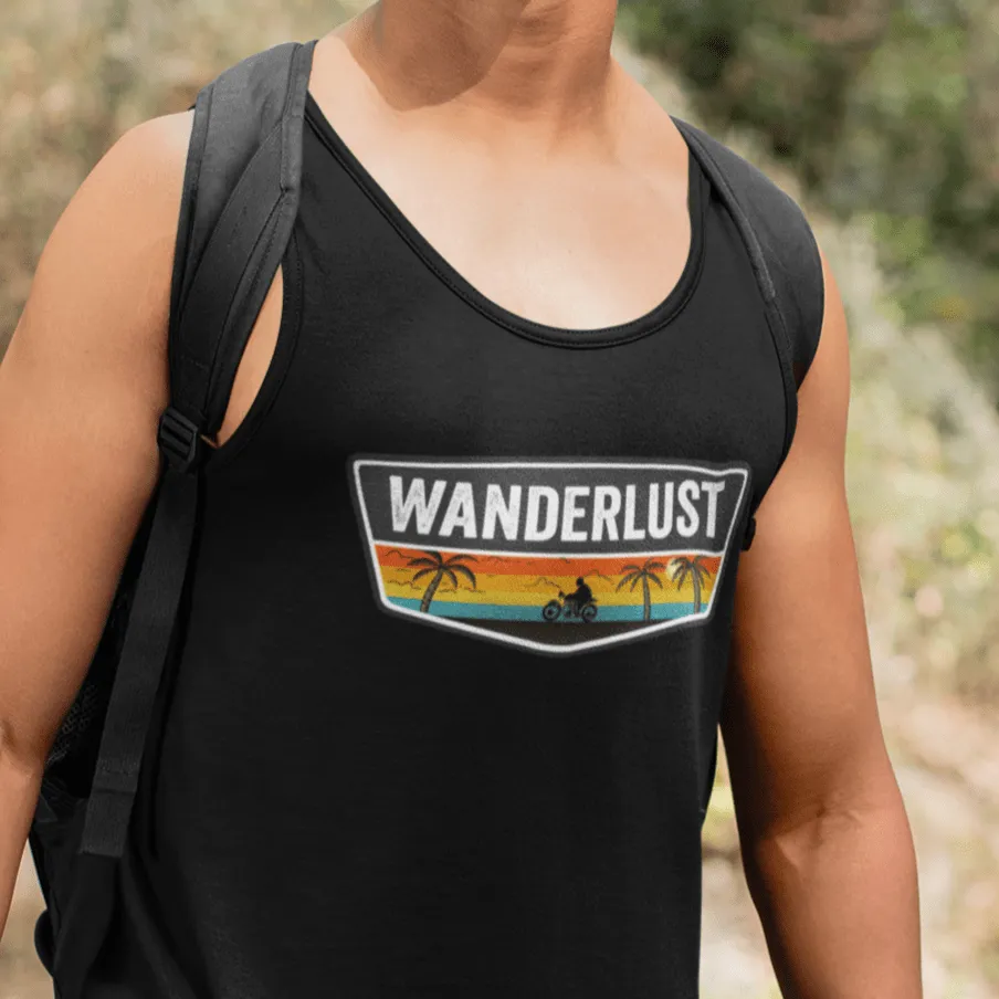 "WANDERLUST"- SLEEVELESS T-SHIRTS