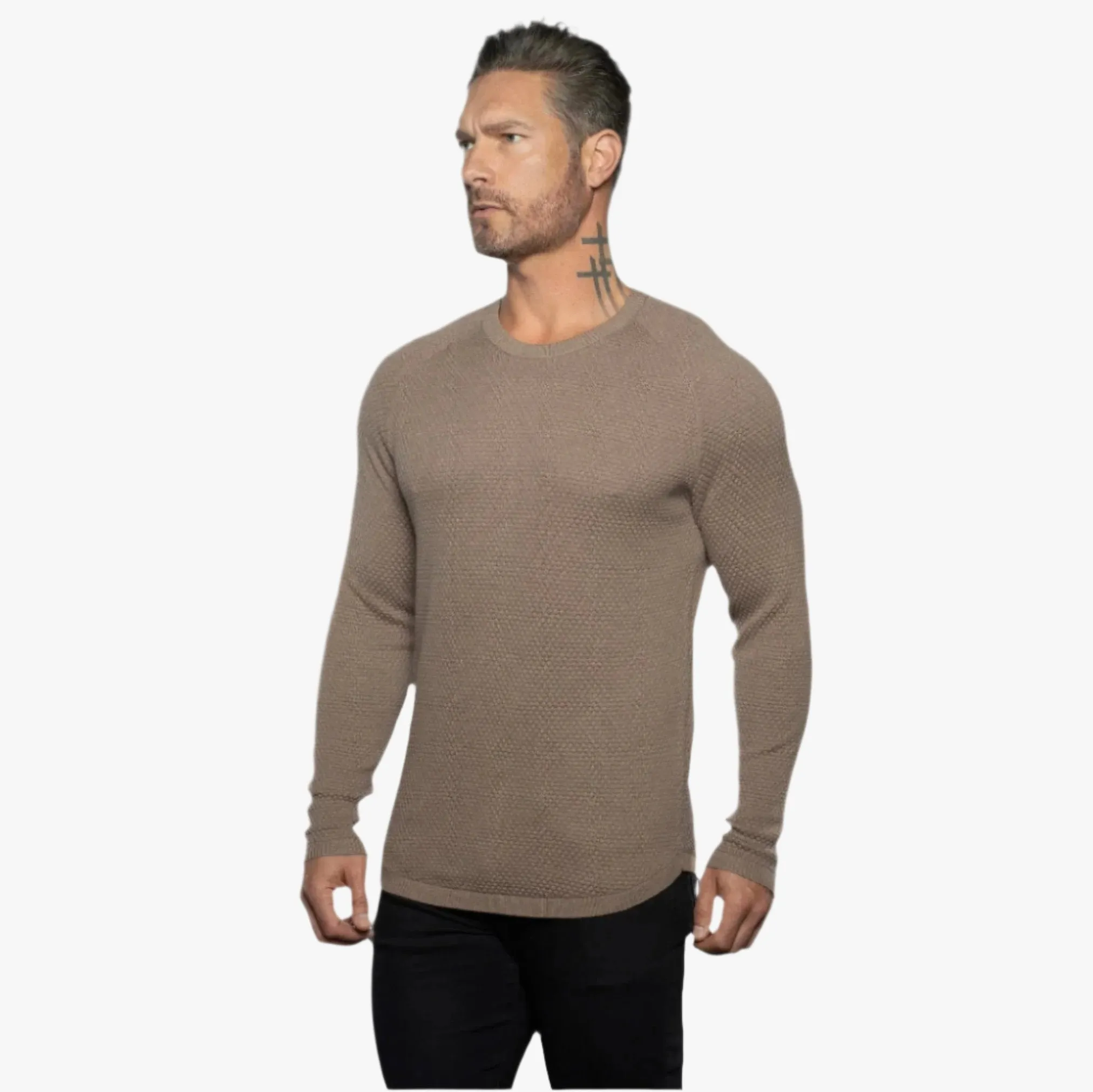 Ripley Crew Neck Cotton & Cashmere Sweater SLIM