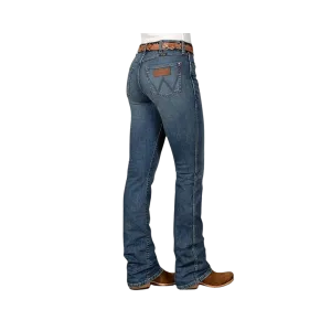 Wrangler Women's  Retro The Green Slim Bootcut Abigial Jeans